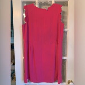 New Day Women's Short Sleeve straight shift sleeveless with ruffle detail